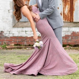 Jovani mauve dress size 0 asking $350 obo